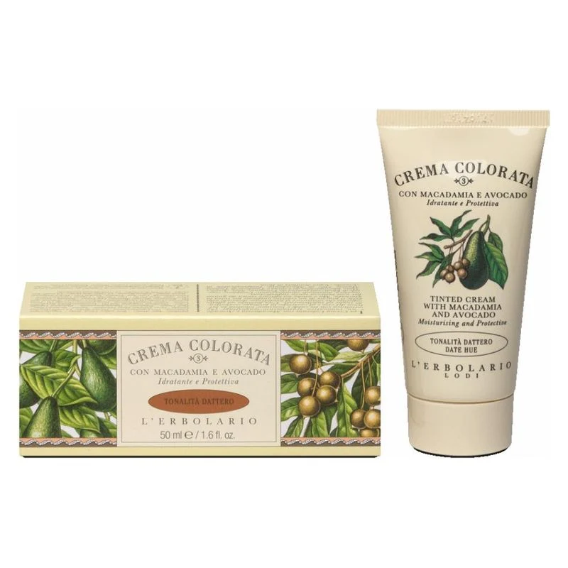 L'Erbolario Crema Colorata Con Macadamia E Avocado Dattero 50 ml — Correttore Colorato