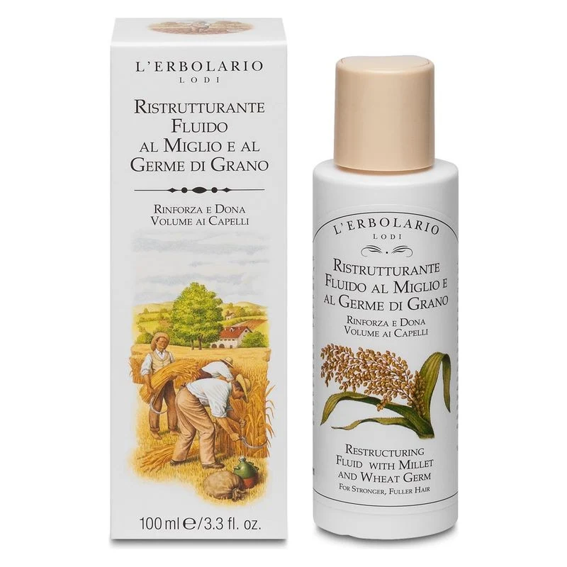 L'Erbolario Ristrutturante Fluido Al Miglio E Germe Di Grano 100 ml — Trattamento Capelli