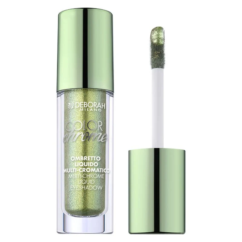 Deborah Color Chrome Ombretto Liquido Multi-Cromatico 04 Lux Green — Ombretto