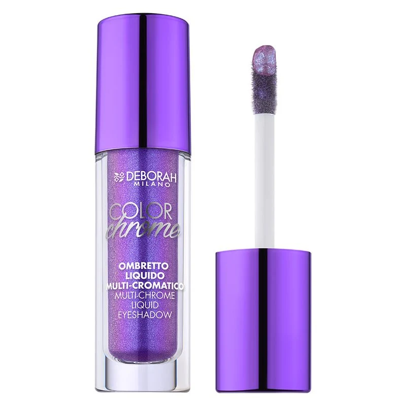 Deborah Color Chrome Ombretto Liquido Multi-Cromatico 02 Ultra Violet — Ombretto