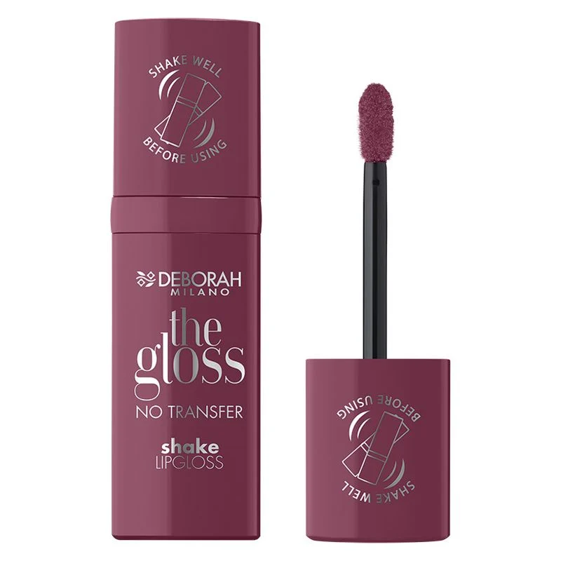Deborah The Gloss No Transfer Shake Lipgloss 07 Berry 4 ml — Gloss labbra