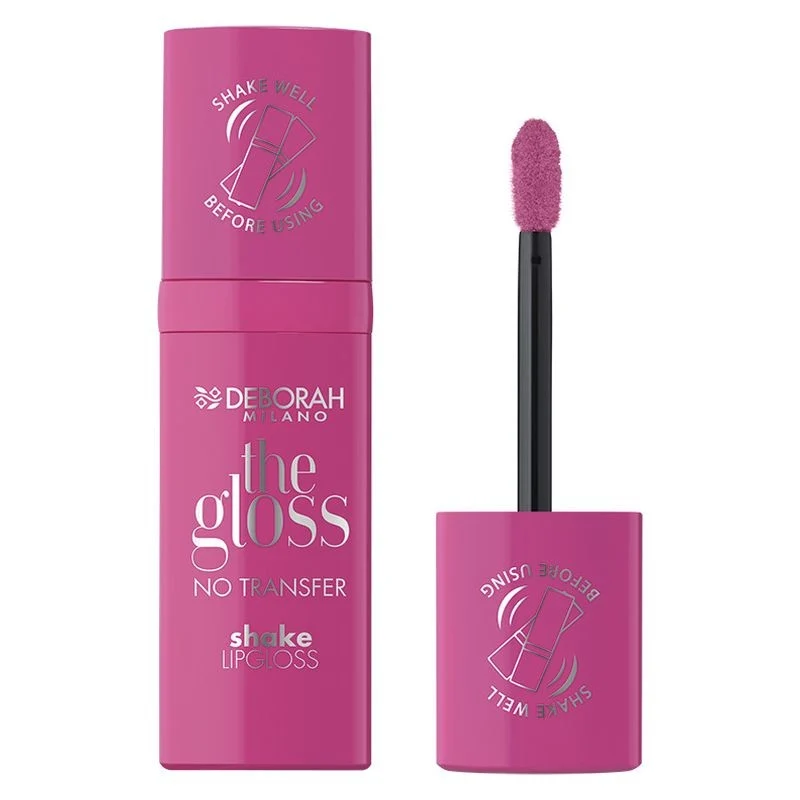 Deborah The Gloss No Transfer Shake Lipgloss 04 Pop Pink 4 ml — Gloss labbra