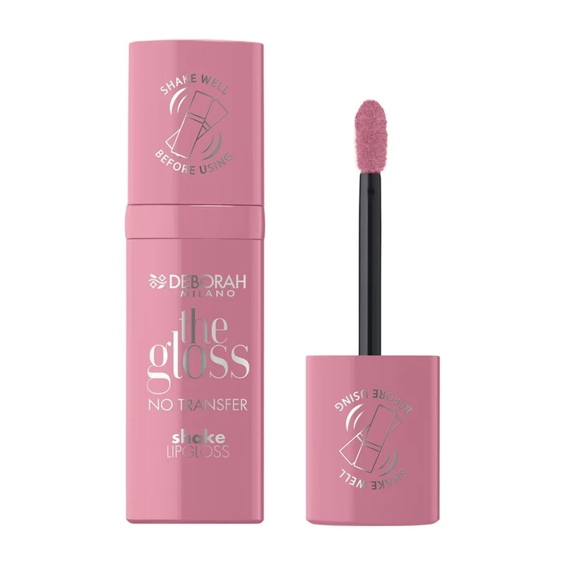 Deborah The Gloss No Transfer Shake Lipgloss 02 Petal 4 ml — Gloss labbra