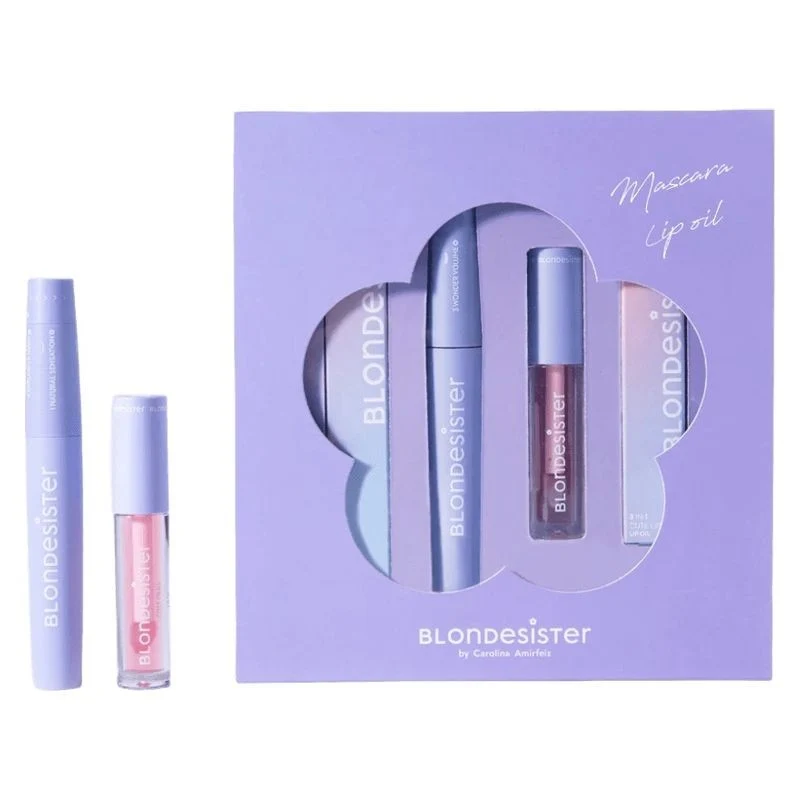 Blondesister Kit Essenziale Mascara Nero Olio Labbra Cocco — Kit makeup
