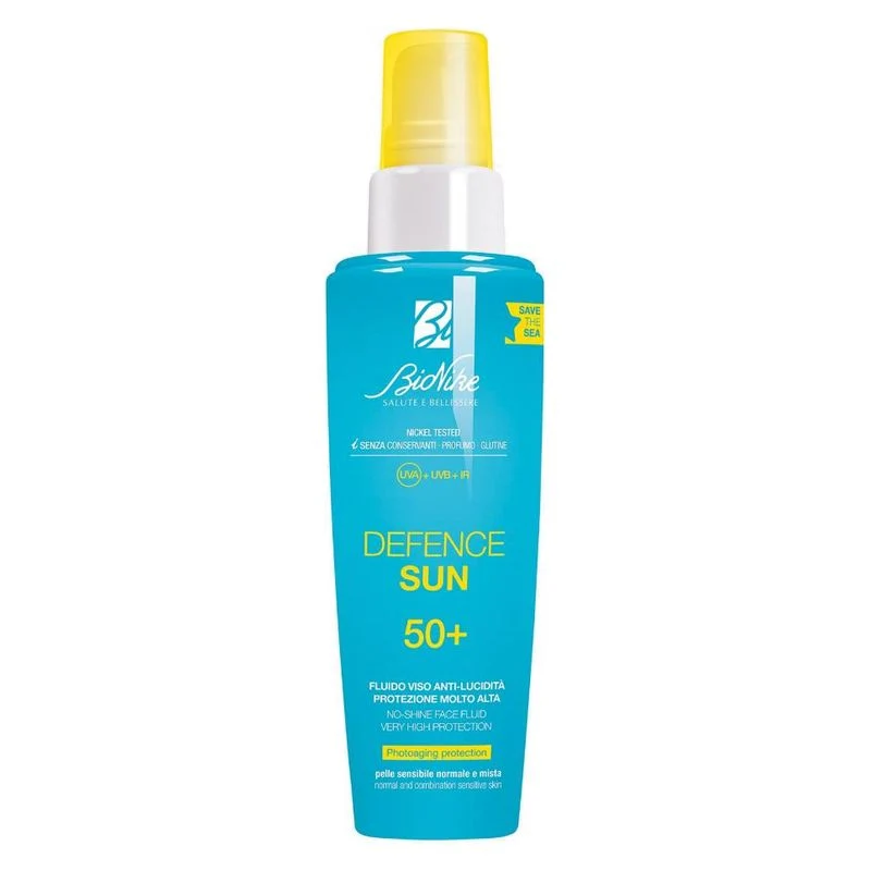 Bionike Defence Sun Fluido Viso Anti-Lucidità SPF 50+ 50 ml — Protezione Solare