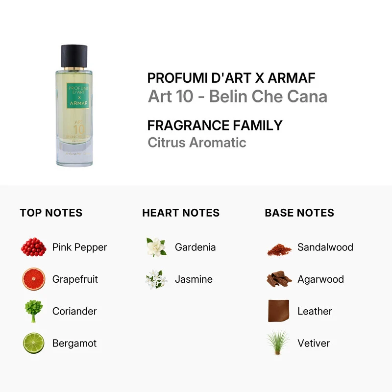Profumi d'art x armaf Art 10 Belin che Cana Eau de Parfum 105 ml — Eau de Parfum