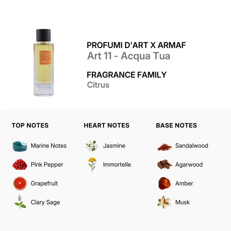 Profumi d'art x armaf Art 11 Acqua Tua Eau de Parfum 105 ml — Eau de Parfum