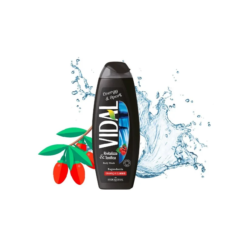 Vidal Doccia Schiuma Energy & Sport 250 ml — Bagnoschiuma