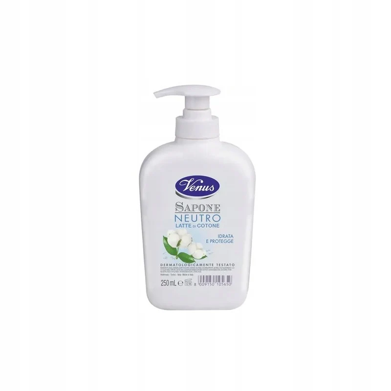 Venus Sapone Liquido Neutro Al Latte Di Cotone 250 ml — Sapone liquido