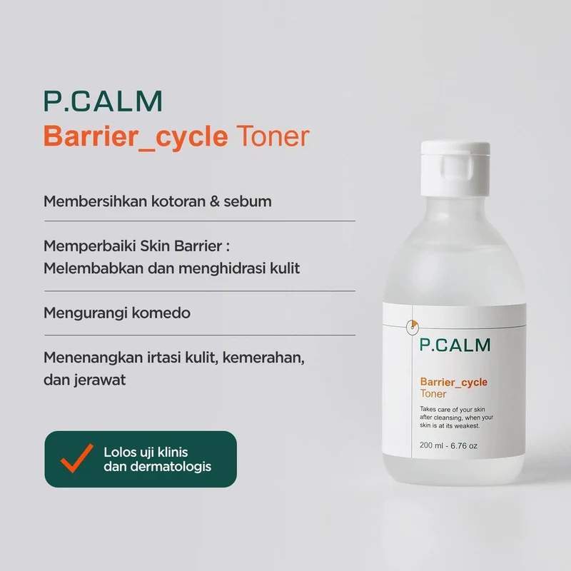 P.calm Barrier Cycle Tonico viso idratante — Tonico viso