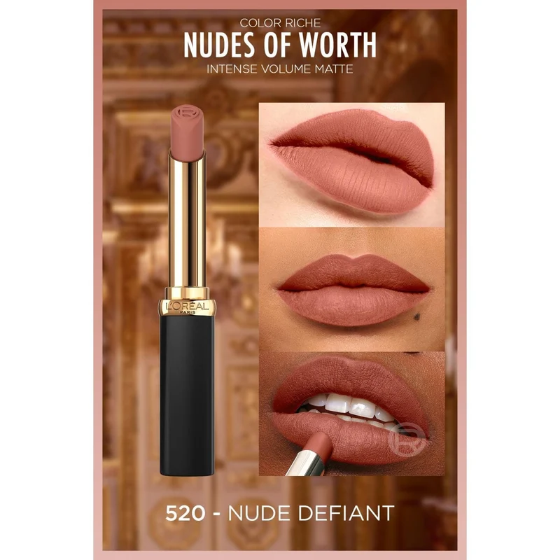 L'Oréal Paris Rossetto Color Riche Nude Intense Matte 520 Nu Defiant — Rossetto