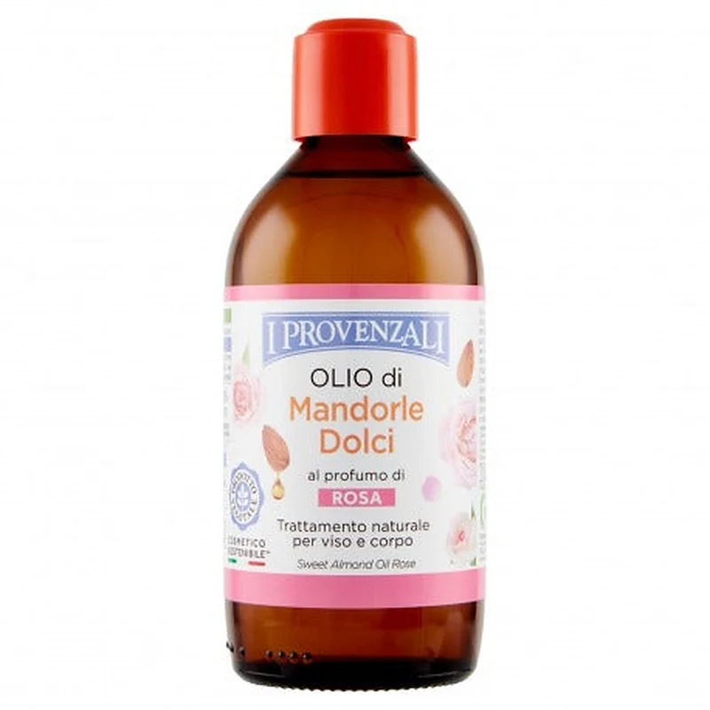 I Provenzali Olio Di Mandorle Dolci Al Profumo Di Rosa 200 ml — Olio corpo