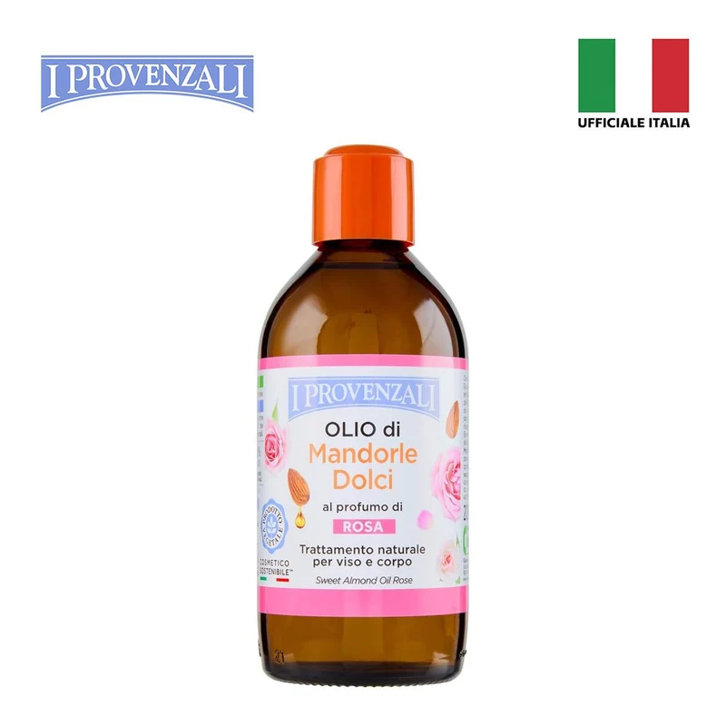 I Provenzali Olio Di Mandorle Dolci Al Profumo Di Rosa 200 ml — Olio corpo