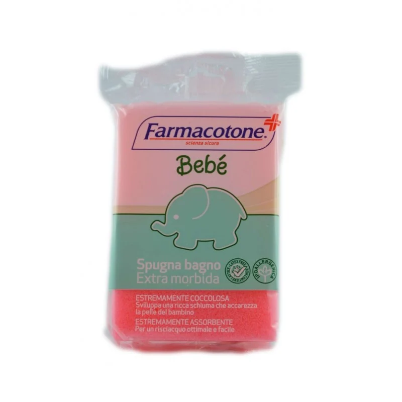 Farmacotone Bebe Spugna Bagno Extra Morbida 184 — Spugna da bagno