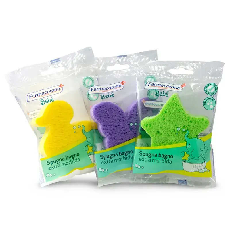 Farmacotone Bebe Spugna Bagno Extra Morbida 184 — Spugna da bagno