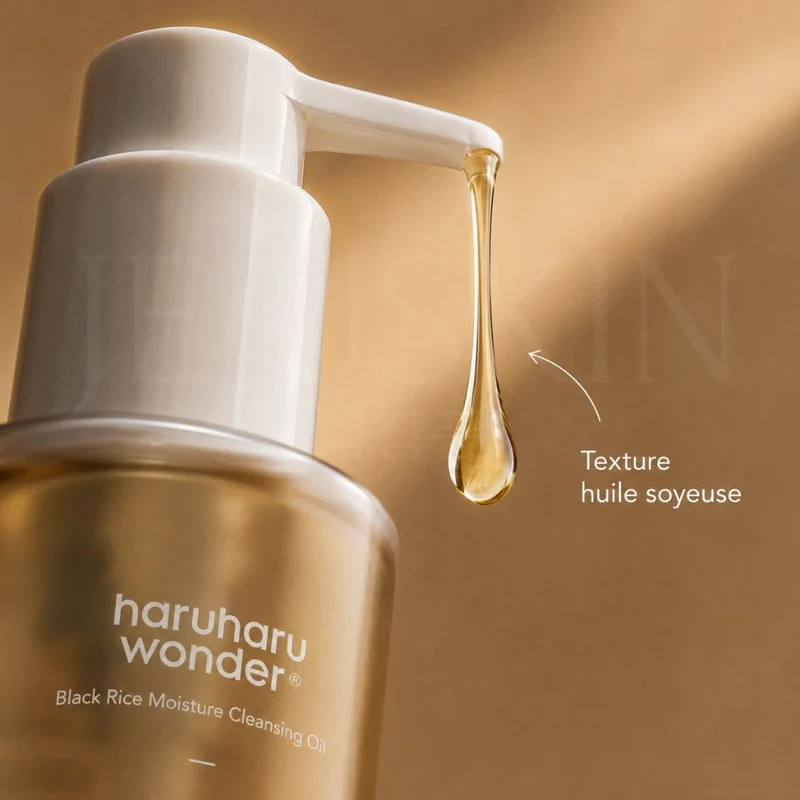 Haruharu Wonder - Huile nettoyante profonde et hydratante au riz noir - 150ml