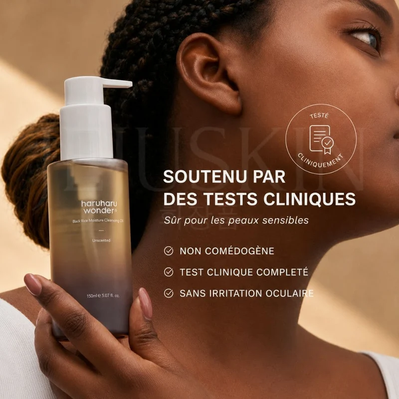 Haruharu Wonder - Huile nettoyante profonde et hydratante au riz noir - 150ml