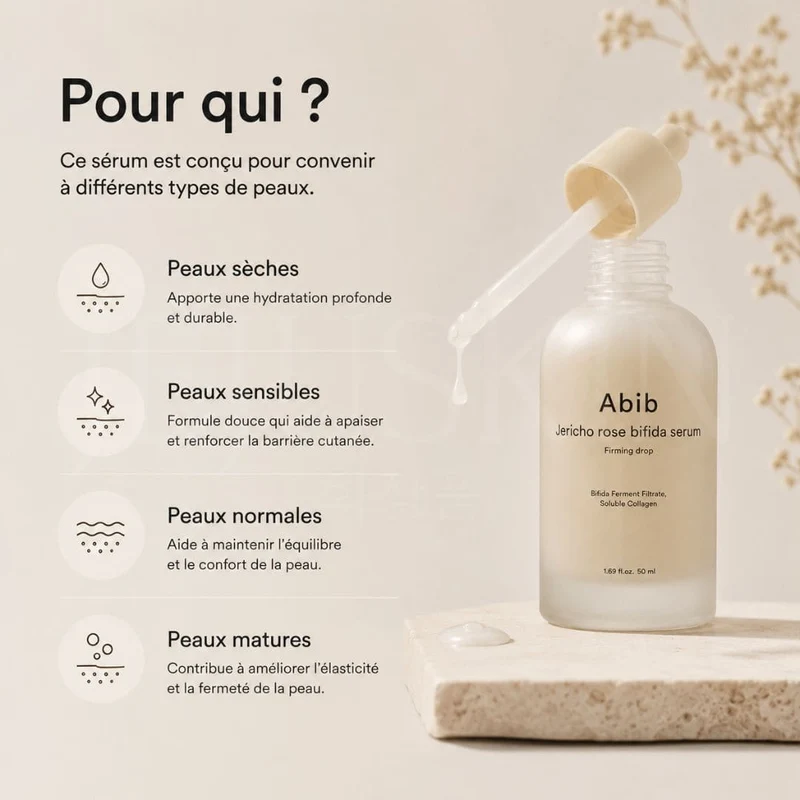 Abib - Sérum raffermissant à la rose de Jericho Bifida - 50ml