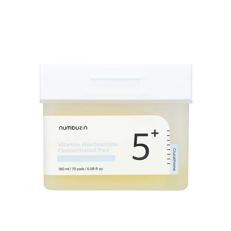 Numbuzin - Pads concentrés vitaminé à la niacinamide N°5 - 180ml/70 pads
