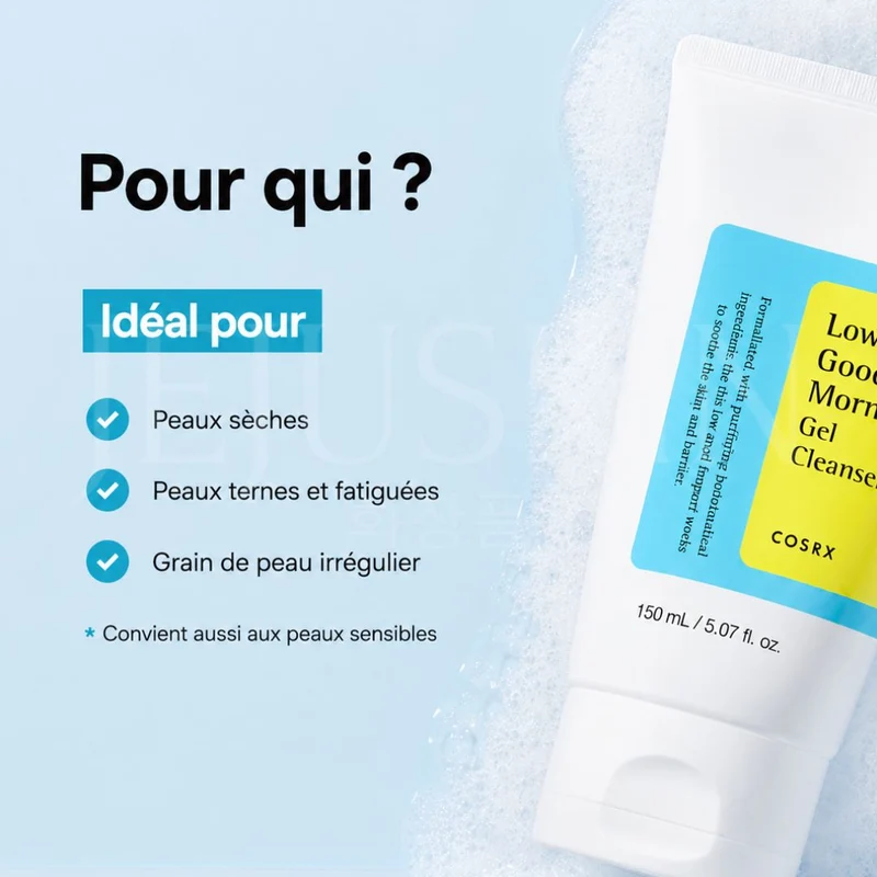 COSRX - Nettoyant au pH faible Good morning gel - 150ml