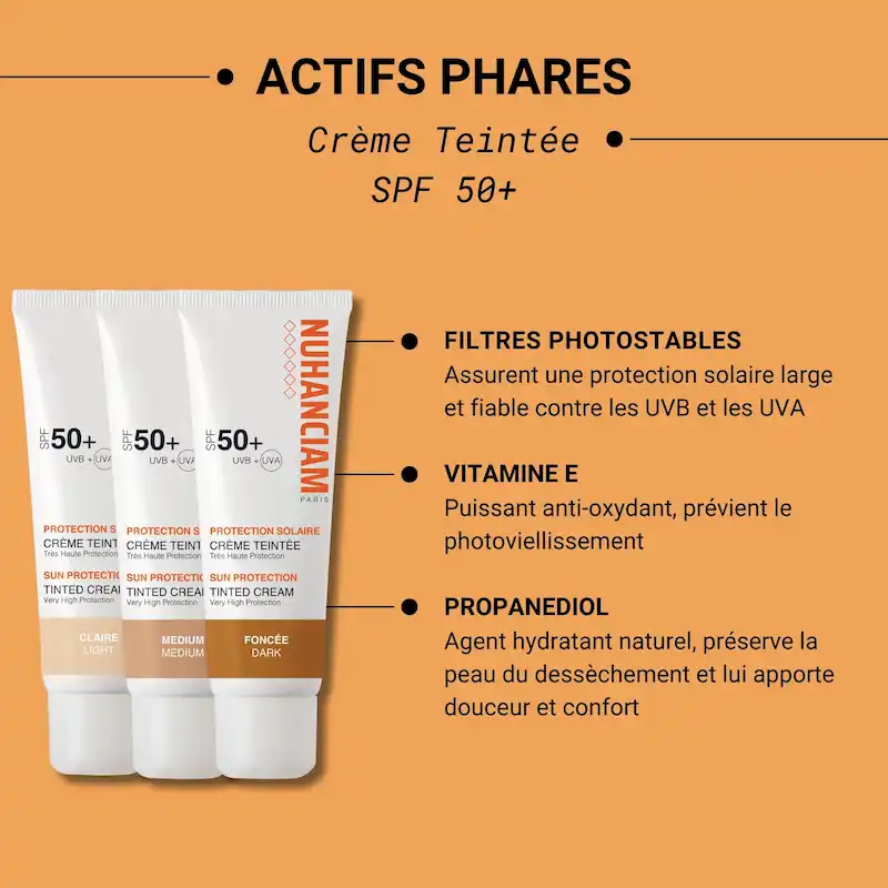 Crème Teintée SPF 50+ Nuhanciam