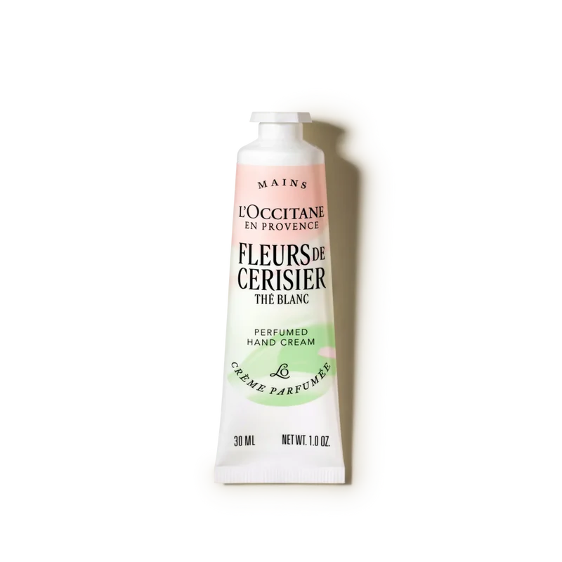 L'Occitane - Fleurs de Cerisier Thé Blanc Crème Mains Parfumée 30 ml