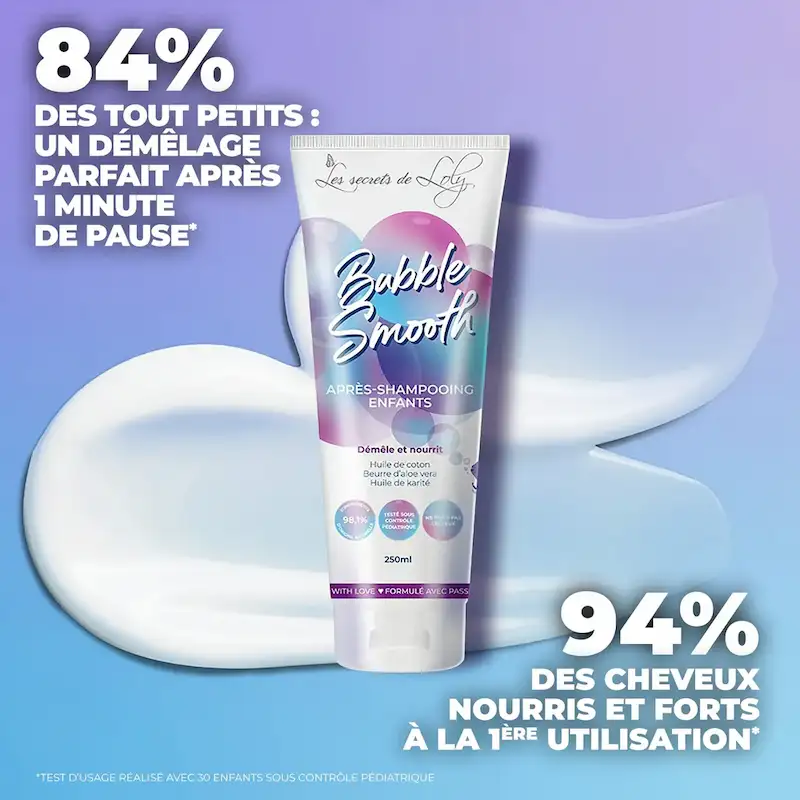 Après-Shampoing Démêlant Bubble Smooth - Les Secrets de Loly