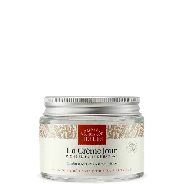 La Crème de jour BIO Hydratante & Lissante - Comptoir des Huiles