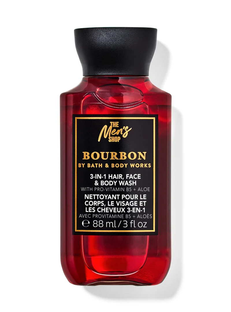 Bourbon Travel Size Body Wash