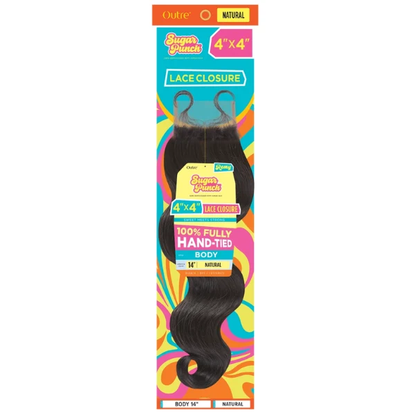 Lace Closure HD 4X4 Cheveux Humains Body Wave - Outré