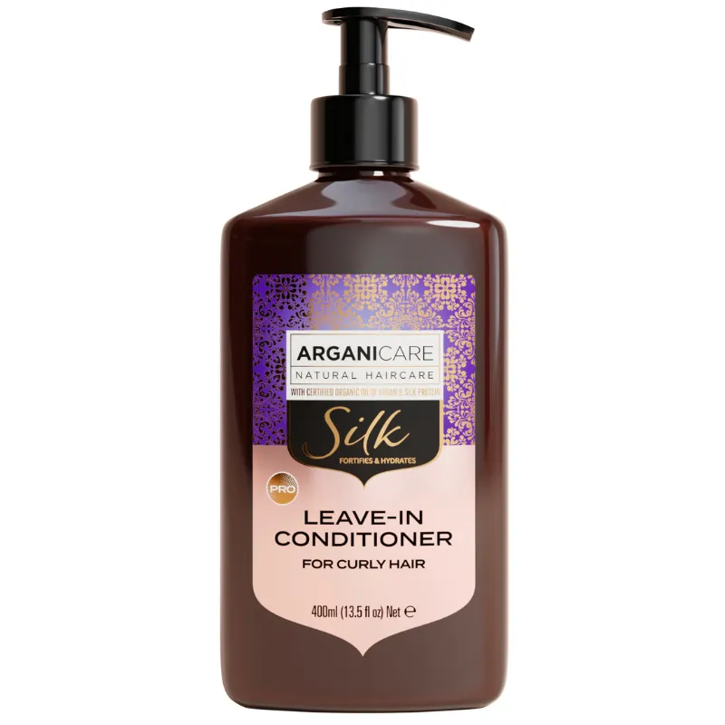 Leave-in Cheveux Bouclés à la Protéine de Soie - Arganicare