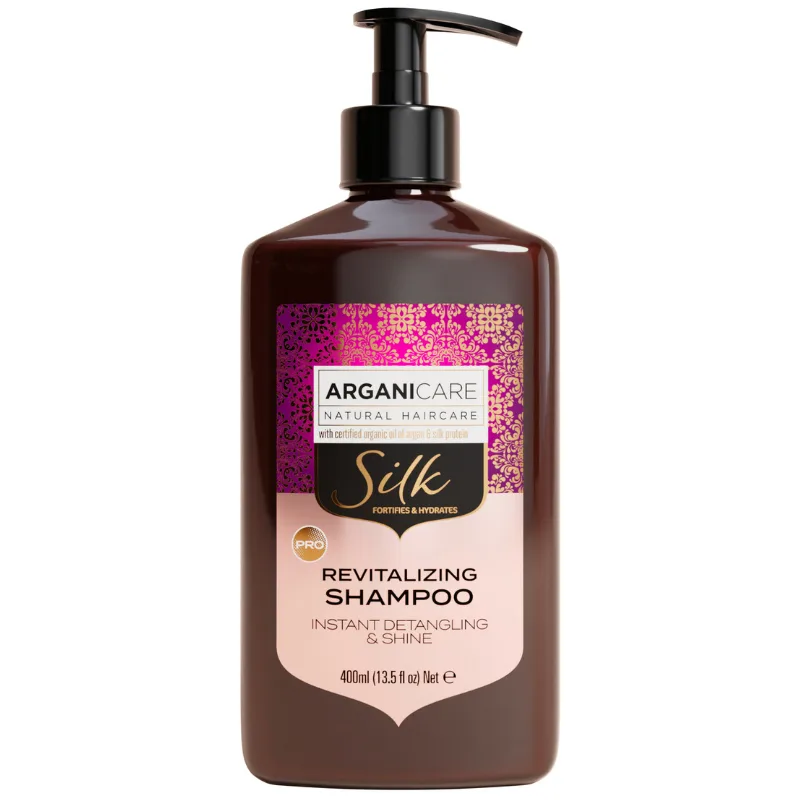Shampoing Revitalisant à la Protéine de Soie - Arganicare