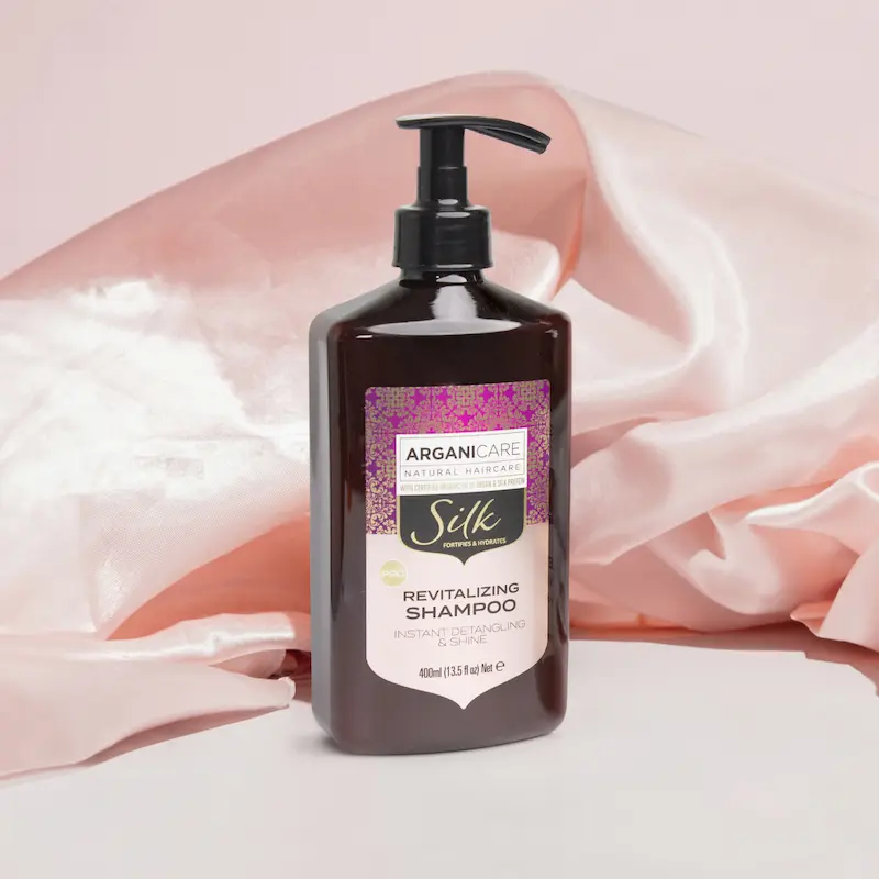 Shampoing Revitalisant à la Protéine de Soie - Arganicare
