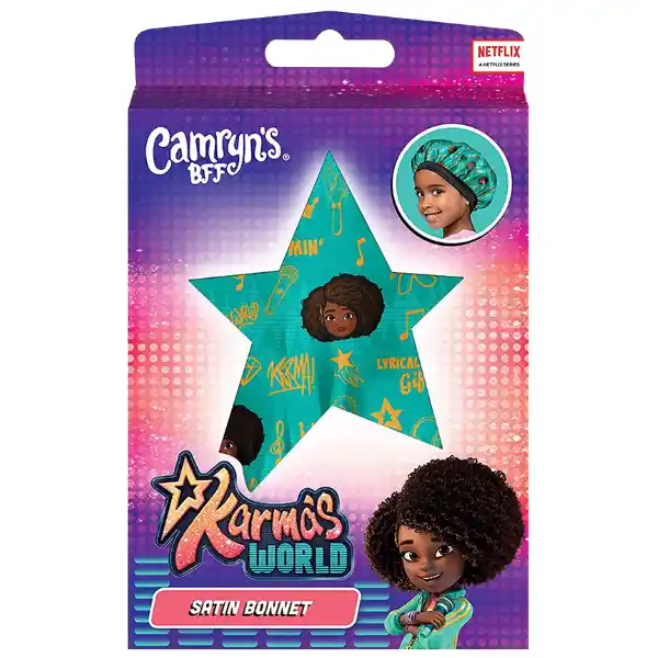 Bonnet de nuit Satin Enfant Le Monde de Karma - Camryn's BFF