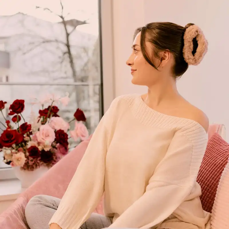 Grande Pince à Cheveux en Fourrure - Invisibobble