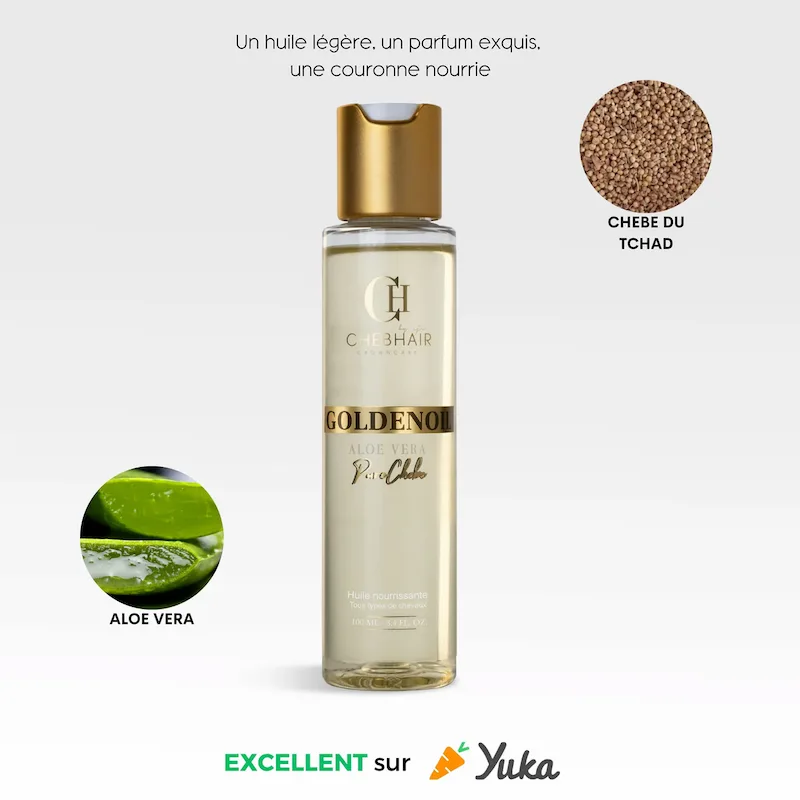 Huile Hydratante Aloe Vera GoldenOil - Chebhair