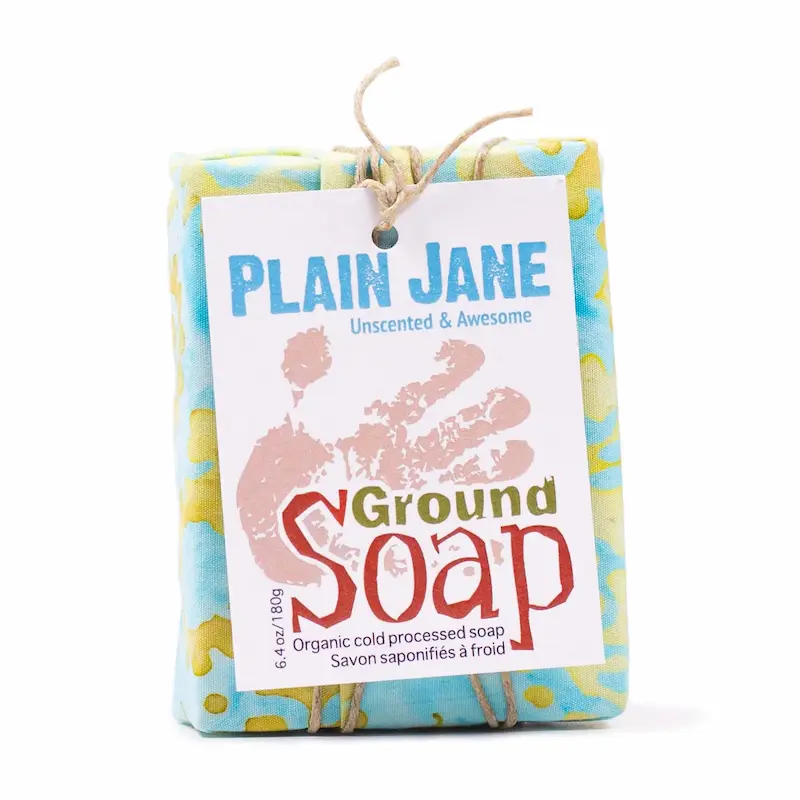 Savon Naturel Peaux Sensibles 180g Plain Jane - Ground Soap