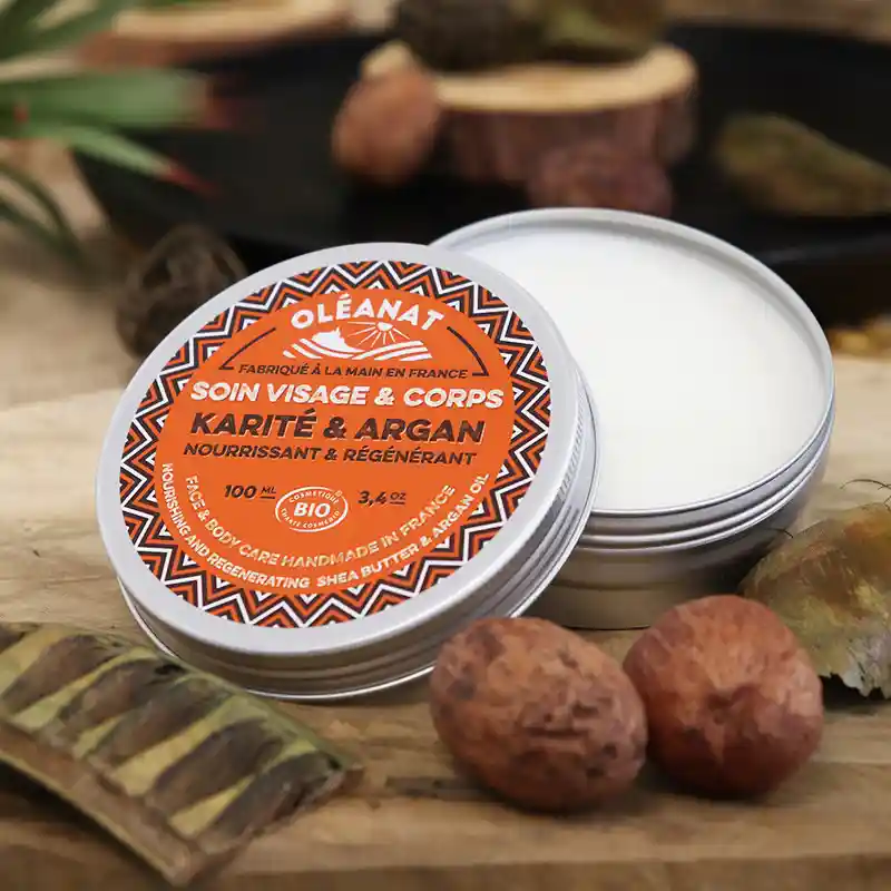 Soin Karité & Argan BIO Equitable - Oléanat