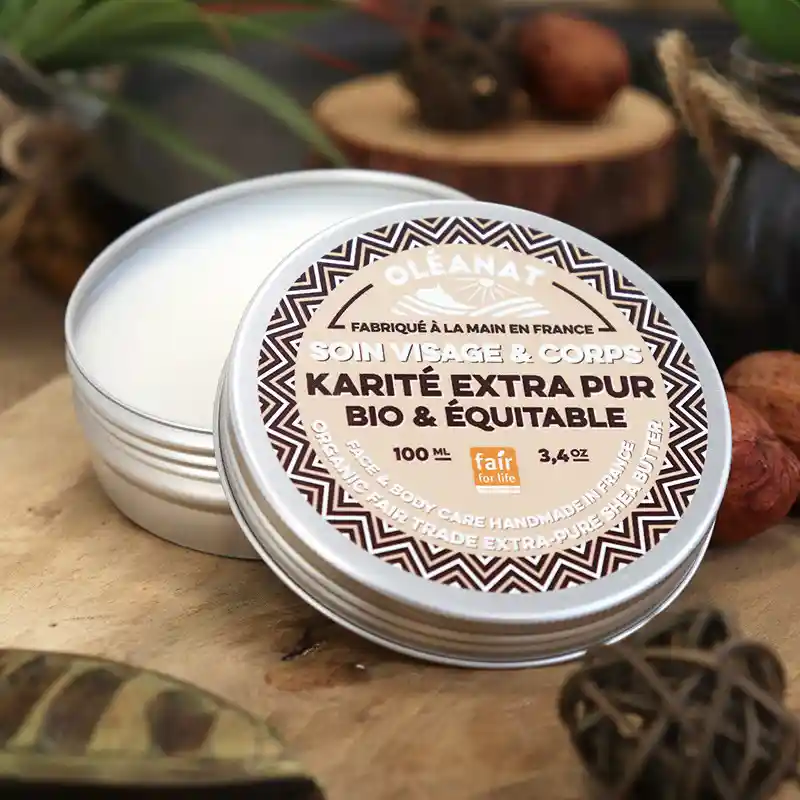 Beurre de Karité Extra Pur BIO Equitable - Oléanat