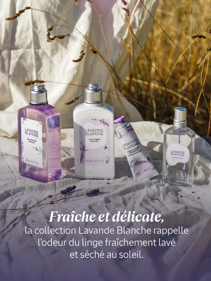 L'Occitane Gel Douche Lavande Blanche 250 ml