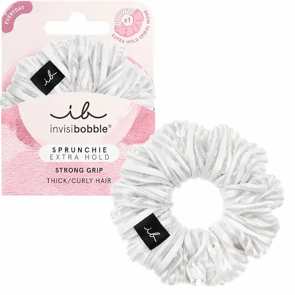 Sprunchie EXTRA HOLD Pure White - Invisibobble