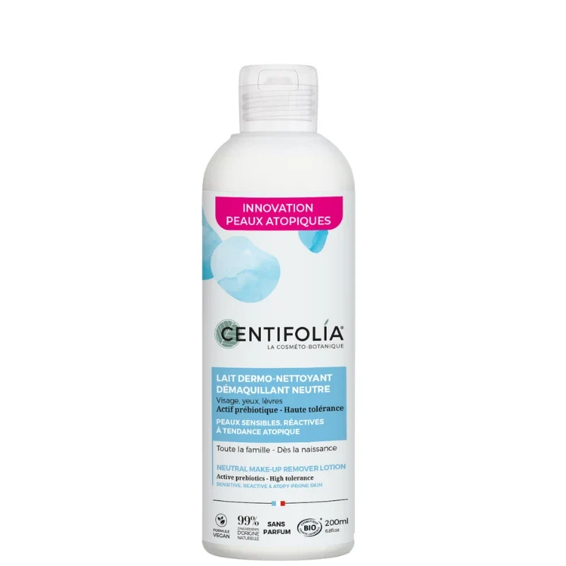 Lait Dermo-Nettoyant Démaquillant Neutre - Centifolia