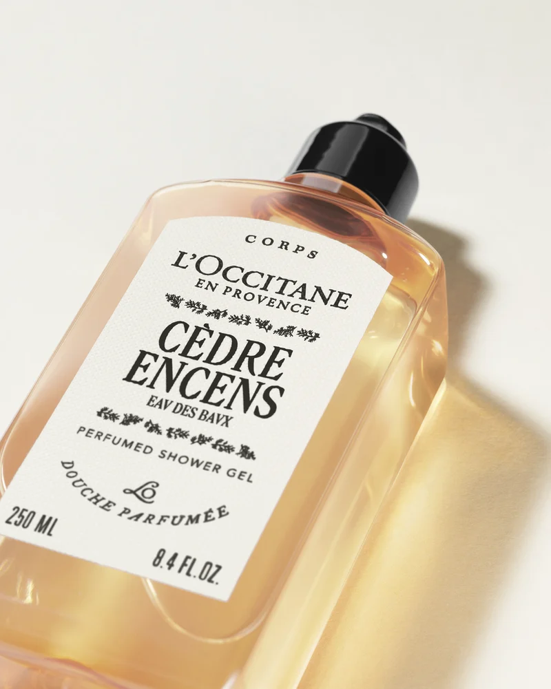 L'Occitane - Gel Douche parfumé Cèdre Encens (Eau des Baux)