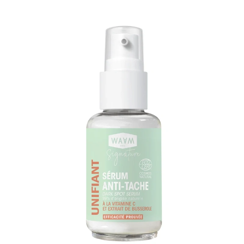 Sérum Anti-Tache Unifiant Vitamine C et Busserole - WAAM Signature