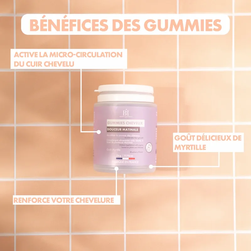 Gummies Accélérateur de pousse Douceur Matinale 1 mois - Beauté Insolente