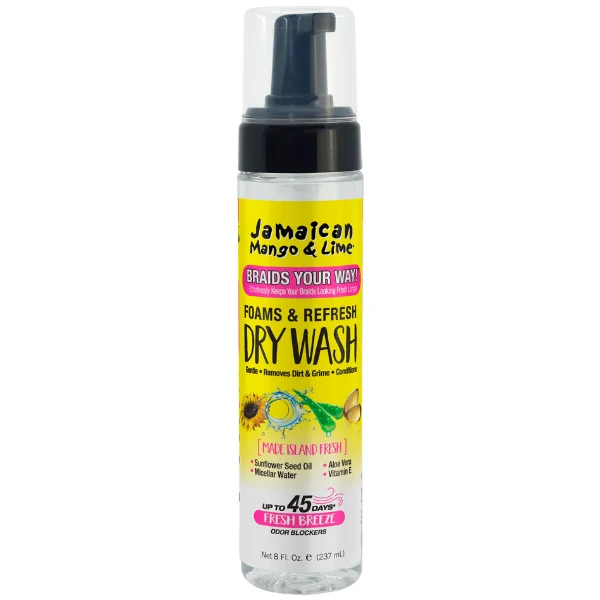 Shampoing Sec pour Tresses Dry Wash - Jamaican Mango & Lime