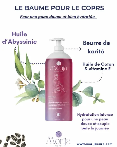 Baume Corps Nourrissant 500ml - Morija Care