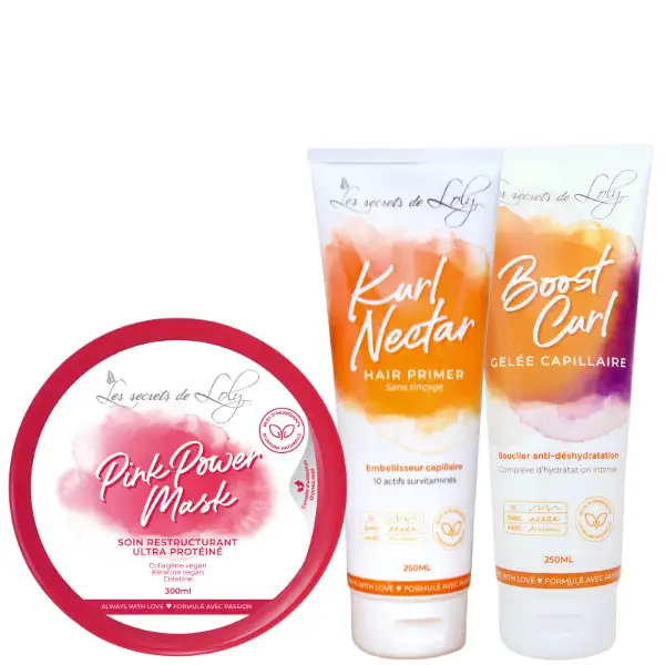 Routine Revitalisante Cheveux Bouclés Abîmés - Les Secrets de Loly