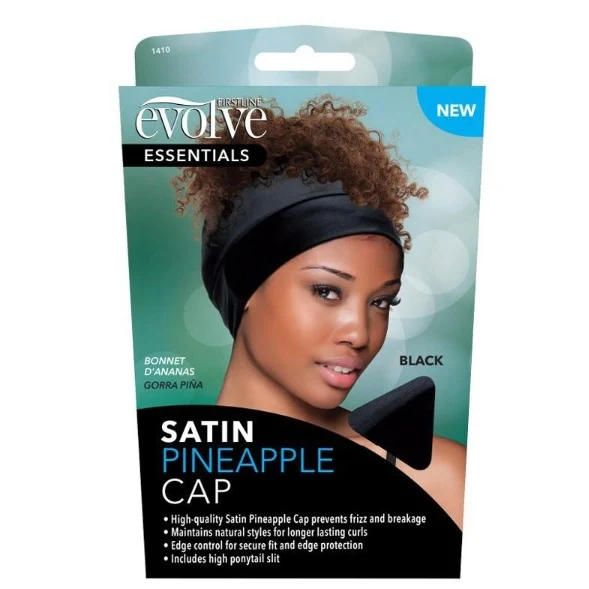 Bonnet Satin Pineapple Sleep Cap pour Ananas - Evolve