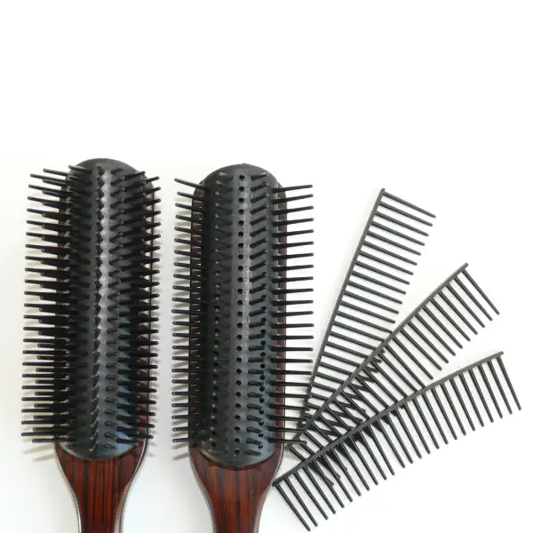 Brosse Démêlante Cheveux Bouclés Crépus 7 rangs ERABLE